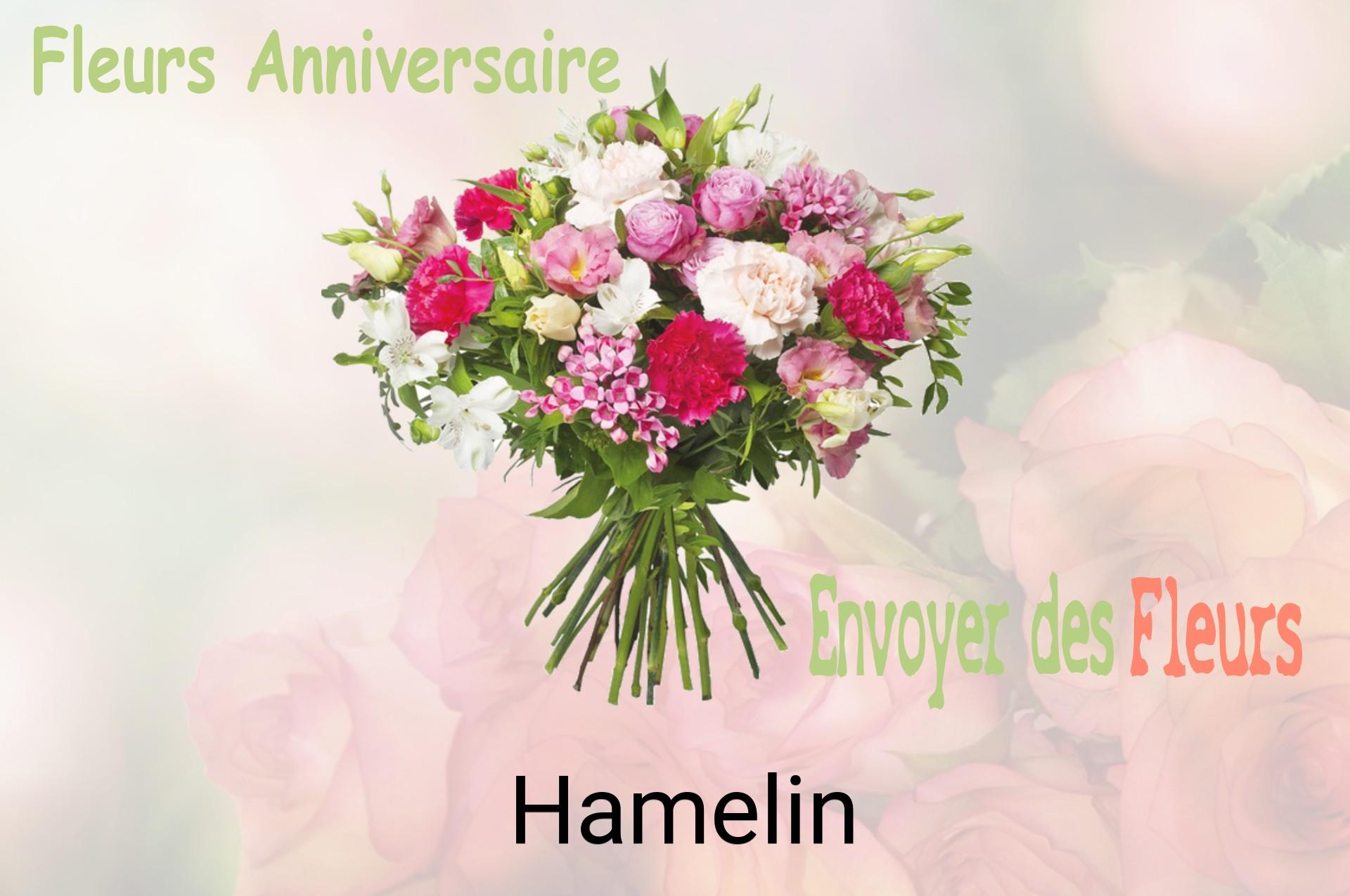 Bouquet de fleurs d’anniversaire livré à Hamelin