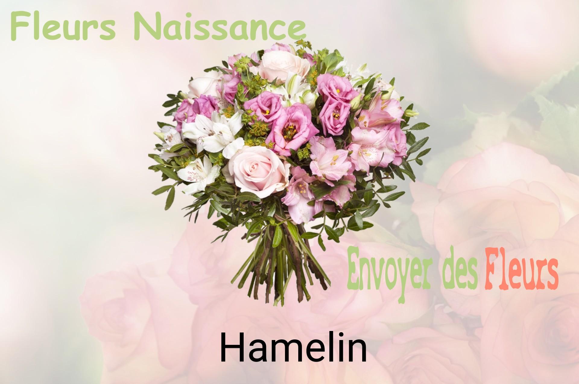 Bouquet de fleurs de naissance livré à Hamelin